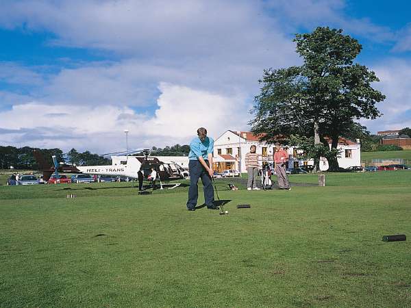 Pavilion & Helicopter